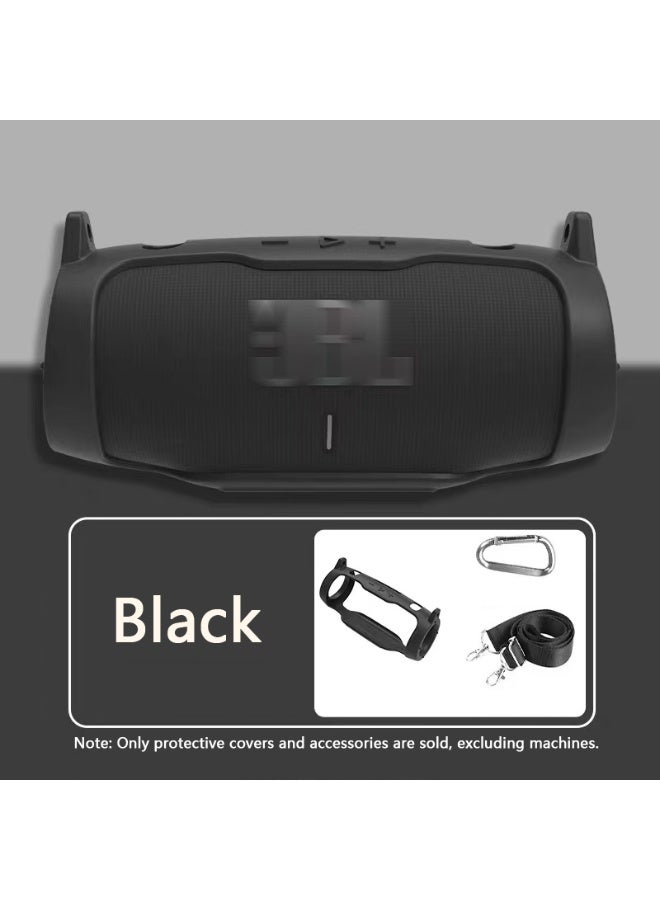 ماك جاباجز تطبيق JBL charge6 بلوتوث الصوت تأثير موجة 6 الجيل الجديد من السماعة حماية السيليكون المحمولة المحمولة السيليكون الناعم في الهواء الطلق مكافحة السقوط مكافحة الغبار الكتف واحد ملحقات الظهر - Image 1